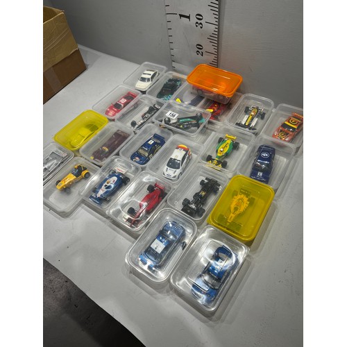 156 - Box scalextric cars