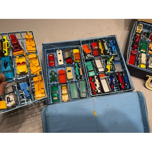 162 - 2 x Matchbox collectors cases + contents