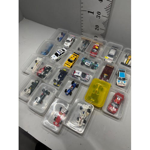 164 - Box scalextric cars