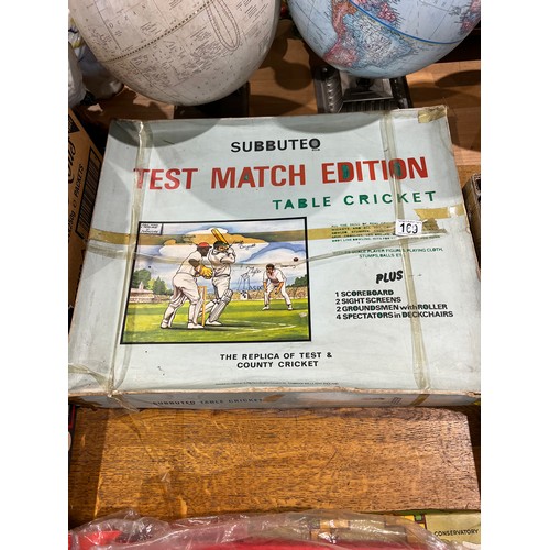 169 - Vintage Subbuteo test match edition table cricket