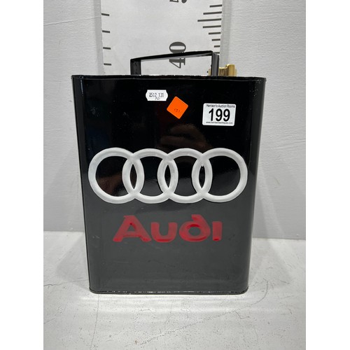 199 - 'Audi' advertising petrol can