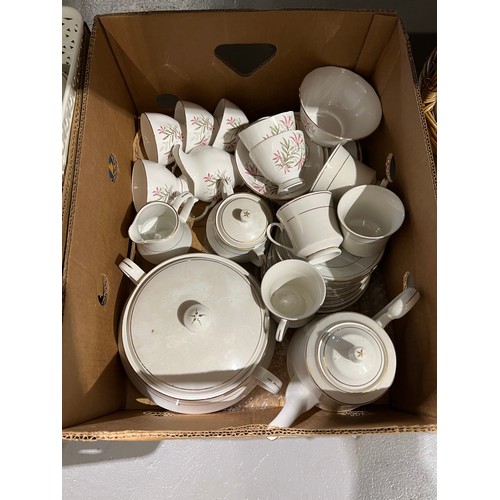 213 - 6 boxes tea / coffee ware