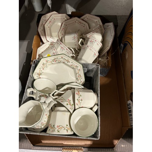 213 - 6 boxes tea / coffee ware