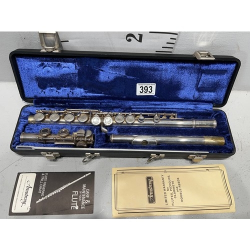 393 - Armstrong flute in case