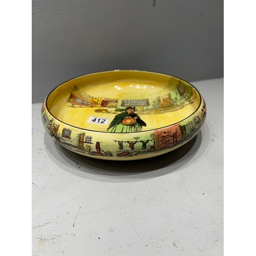 412 - Royal Doulton 'Dickens' bowl