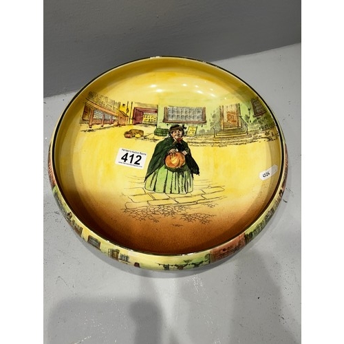 412 - Royal Doulton 'Dickens' bowl