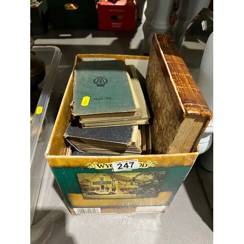 247 - Box vintage books