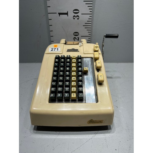 271 - Vintage Adwel adding machine