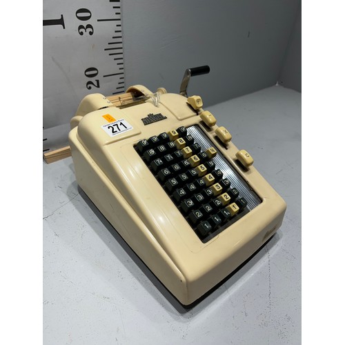 271 - Vintage Adwel adding machine