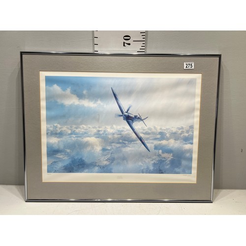 275 - Spitfire print signed