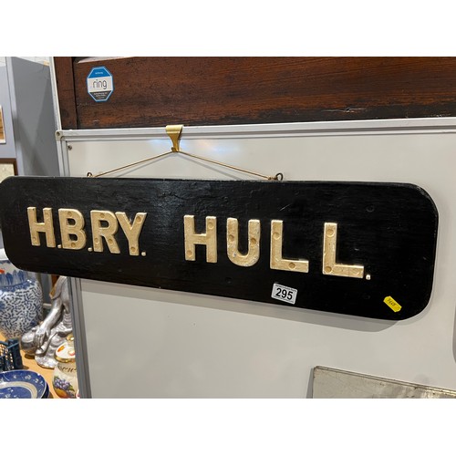 295 - H.B.RY Hull sign