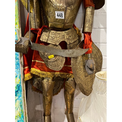 448 - Vintage soldier Marionette. Approx. 3ft H