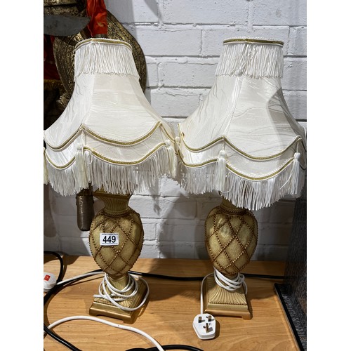 449 - 2 table lamps