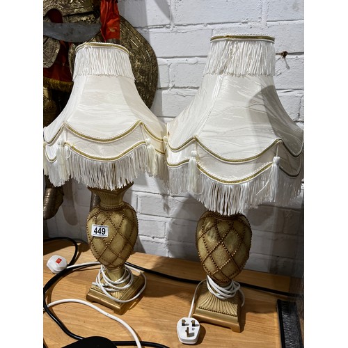 449 - 2 table lamps