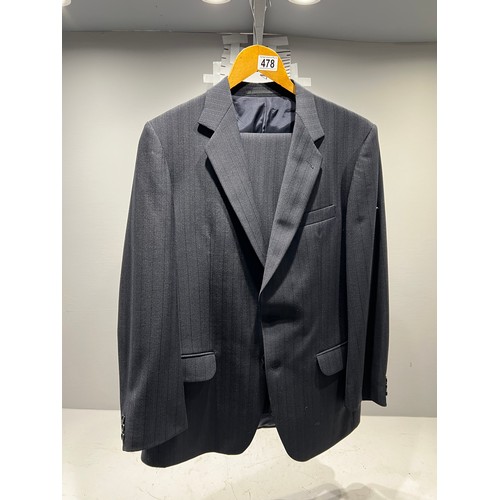 478 - Gents pure wool suit made in Switzerland