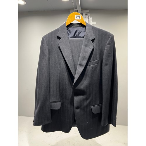 478 - Gents pure wool suit made in Switzerland