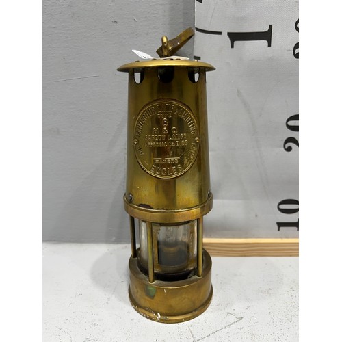 508 - Eccles brass miners lamp