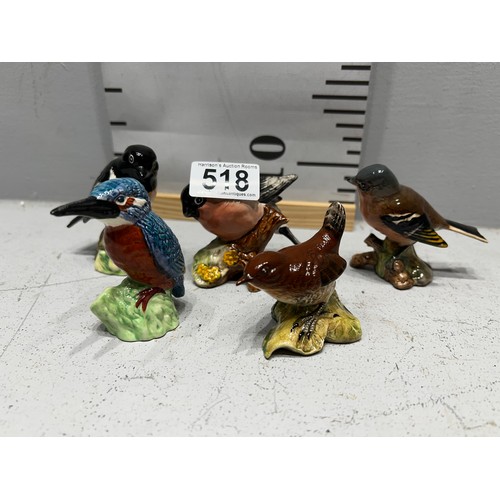 518 - 5 Beswick bird figures