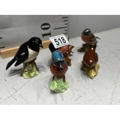 518 - 5 Beswick bird figures