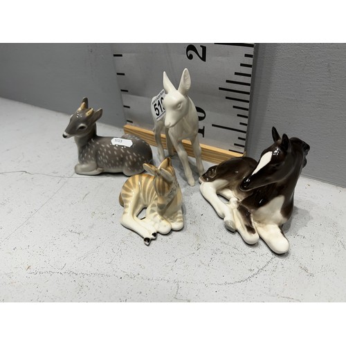 519 - 4 USSR animal figures