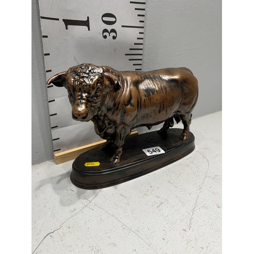 549 - Large Beswick Bull. a/f Ear repaired