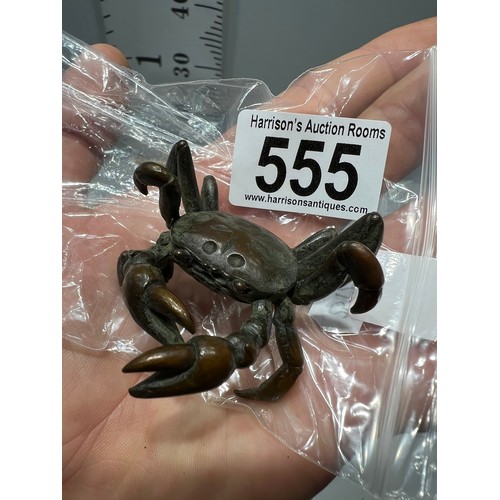 555 - Japanese bronze crab