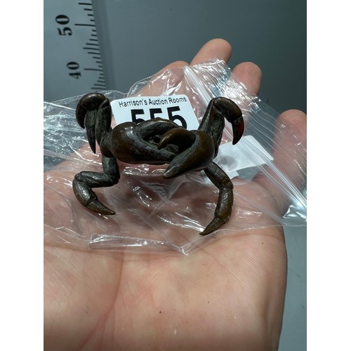 555 - Japanese bronze crab