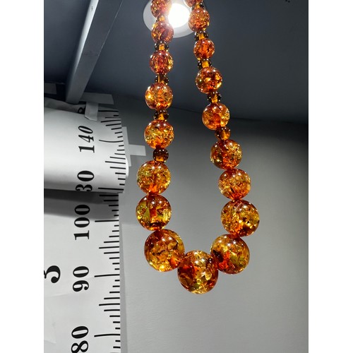 568 - Baltic Amber bead necklace