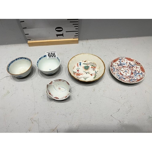 606 - Collection of Export Chinese porcelain 1 a/f