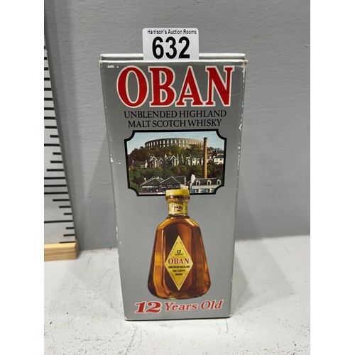 632 - Oban Scotch Whiskey in Original box + unopened