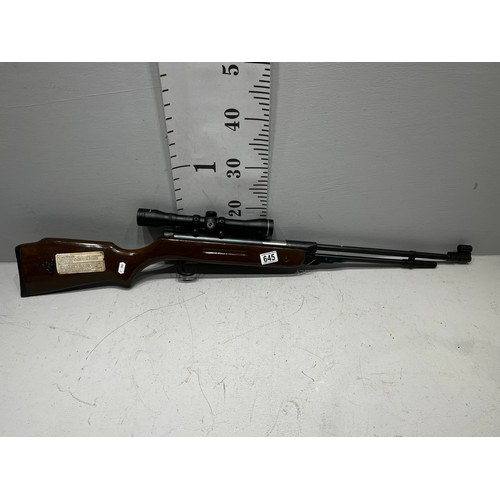 645 - High power air rifle Snow peak with telescopic lens