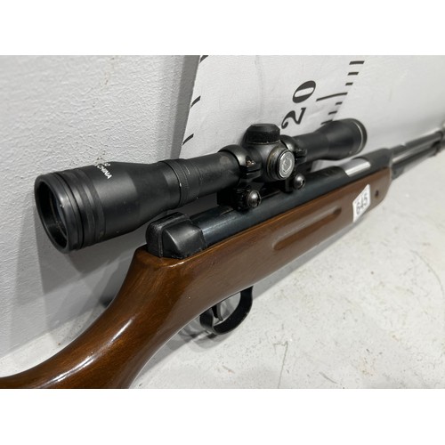 645 - High power air rifle Snow peak with telescopic lens