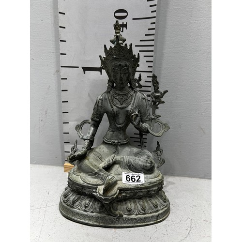 662 - Bronze god figure