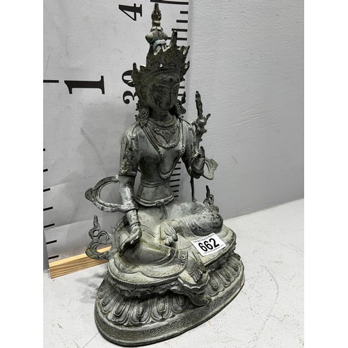 662 - Bronze god figure