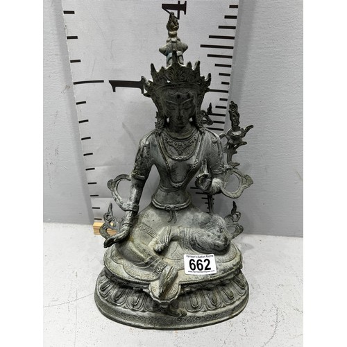 662 - Bronze god figure