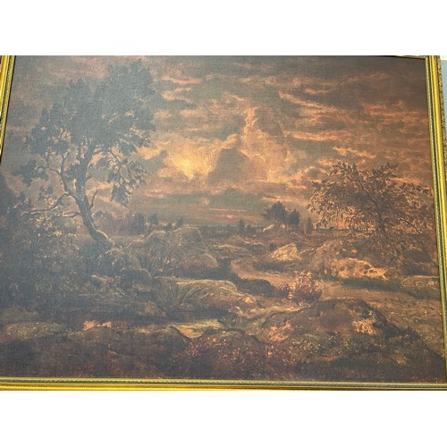 688 - Large gilt frame picture