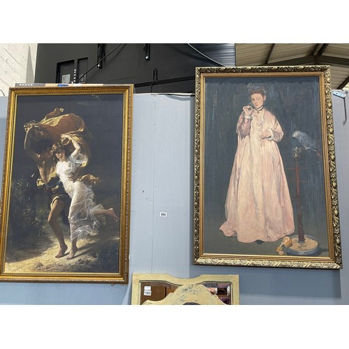 694 - Pair of gilt frame pictures