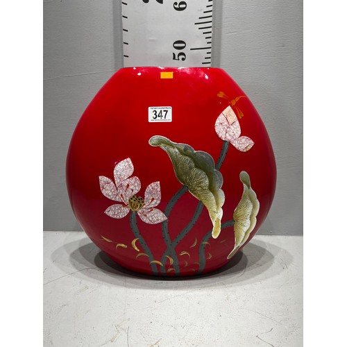 347 - Large pottery vase