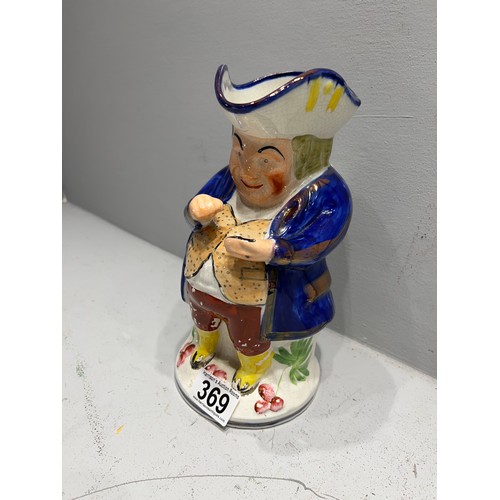 369 - staffordshire Toby jug