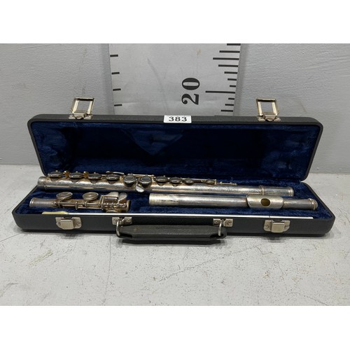 383 - Vintage La Fleur 83829 flute in case