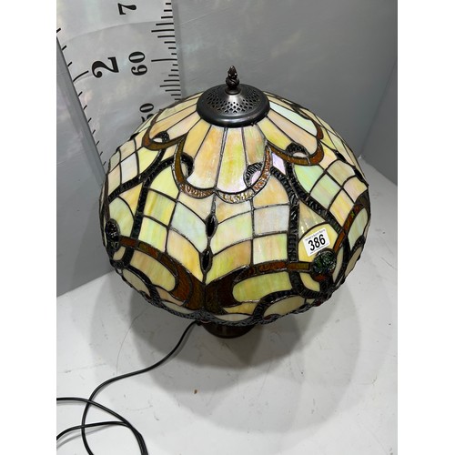 386 - Large Tiffany Design lamp very impressive