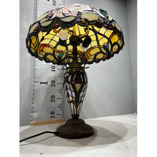 386 - Large Tiffany Design lamp very impressive