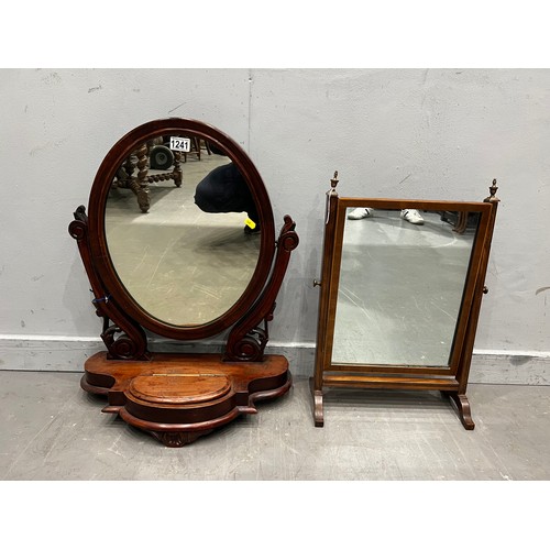 1241 - Victorian & Edwardian vanity/ shaving mirrors