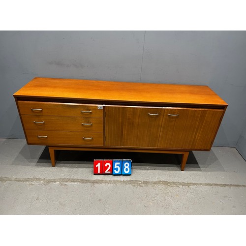 1258 - Mid century teak sideboard clean