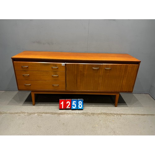 1258 - Mid century teak sideboard clean