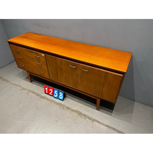 1258 - Mid century teak sideboard clean