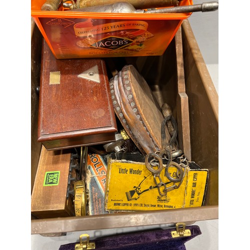 109 - 2 Boxes vintage tools