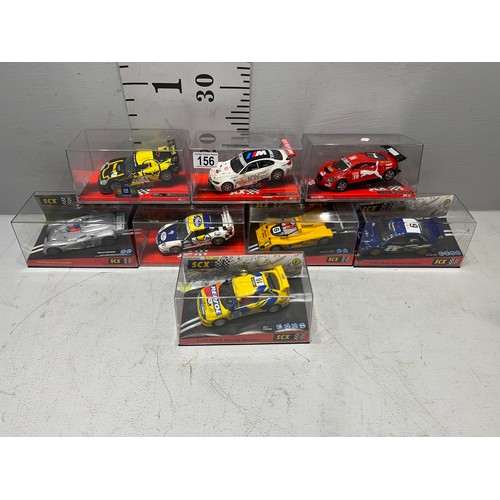 156 - Box scalextric cars individually boxed