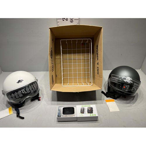 160 - 2 Kappa motor cycle helmets