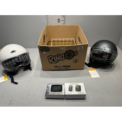 160 - 2 Kappa motor cycle helmets